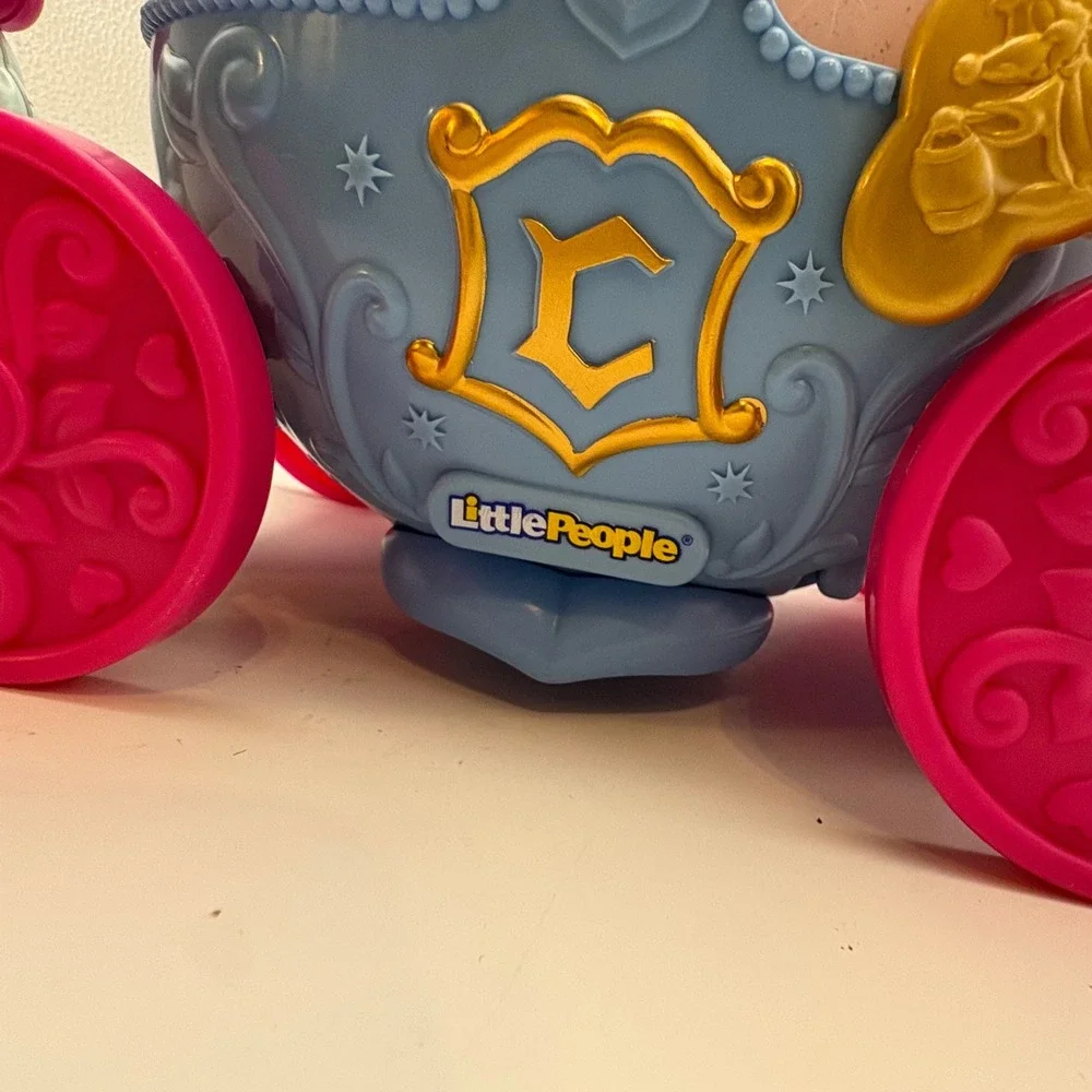 Fisher Price Little People Cinderella Carriage Coach Horse Only Disney Princess